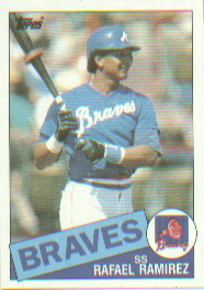 1985 Topps Baseball Cards      647     Rafael Ramirez